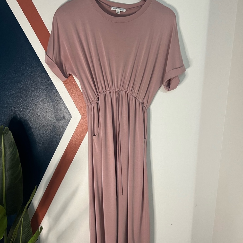 DownEast Soft Pink Maxi Dress